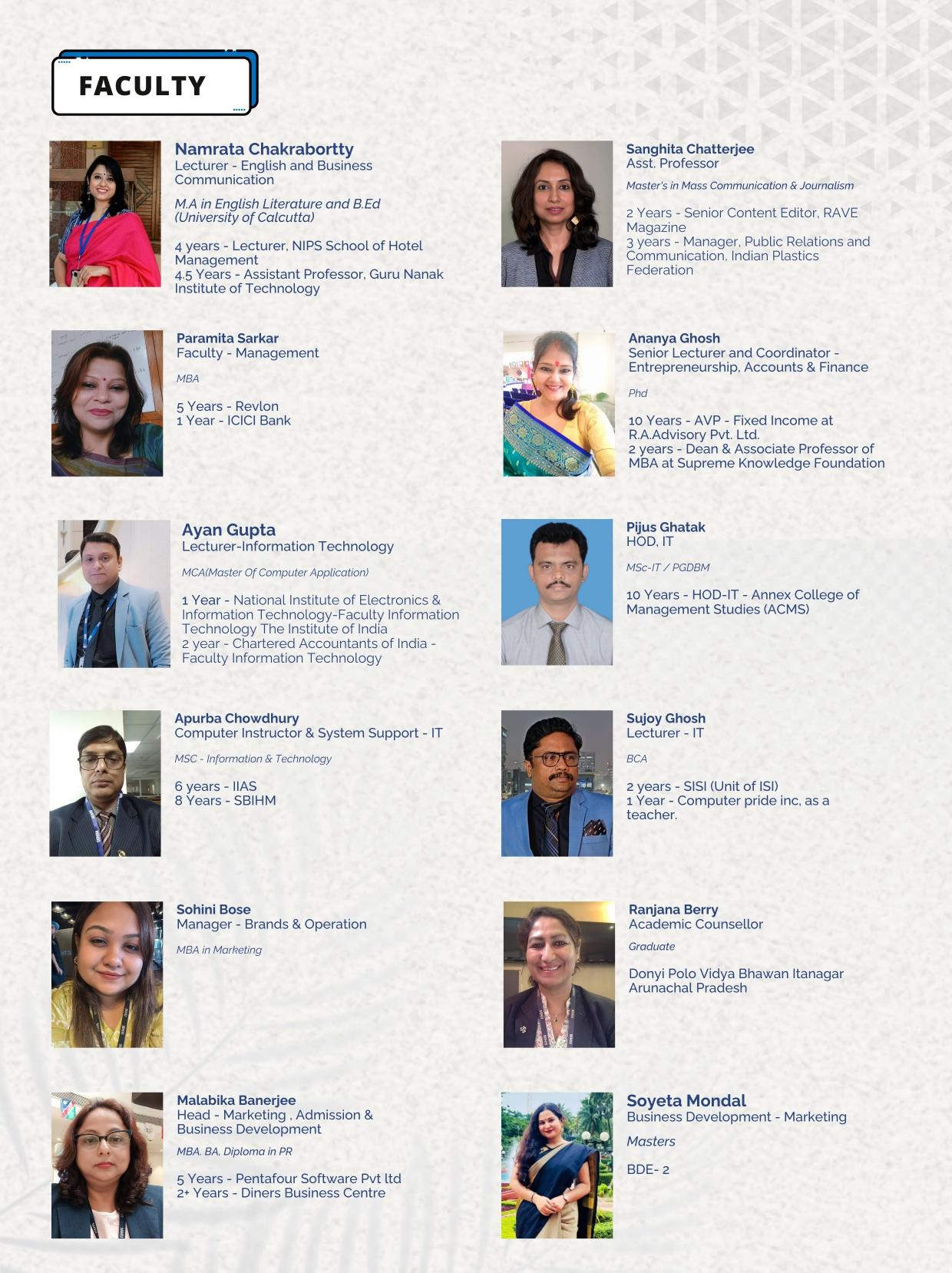 faculty