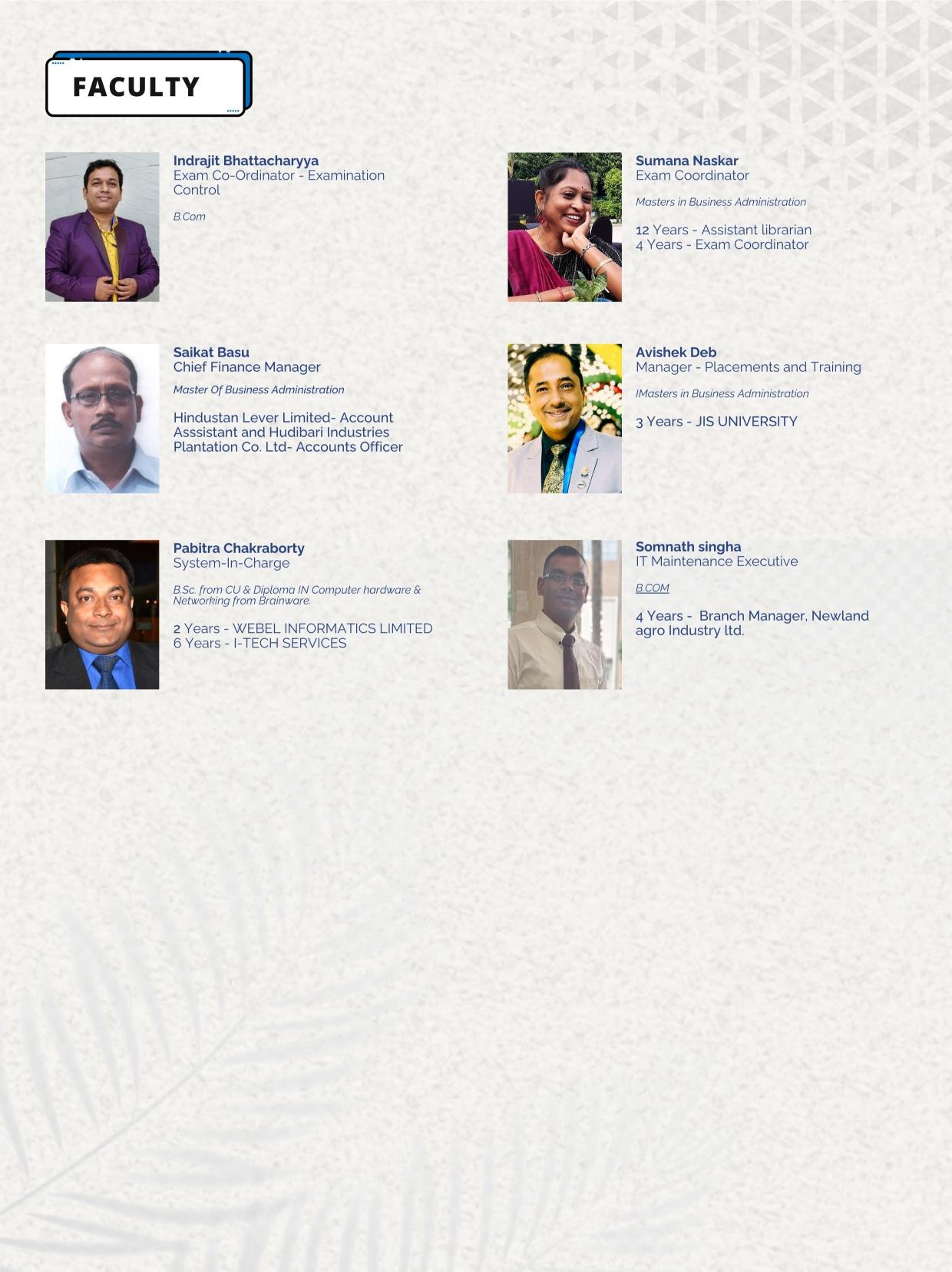 faculty